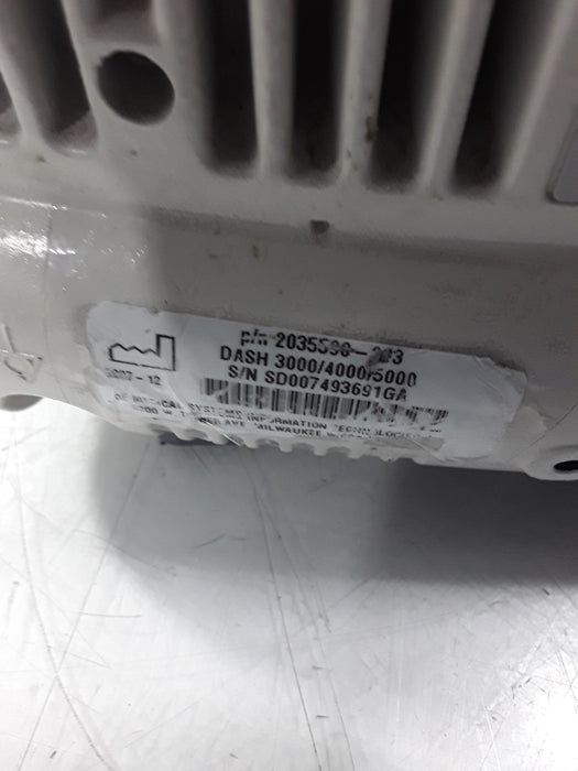 GE Healthcare Dash 4000 - GE/Nellcor SpO2 Patient Monitor