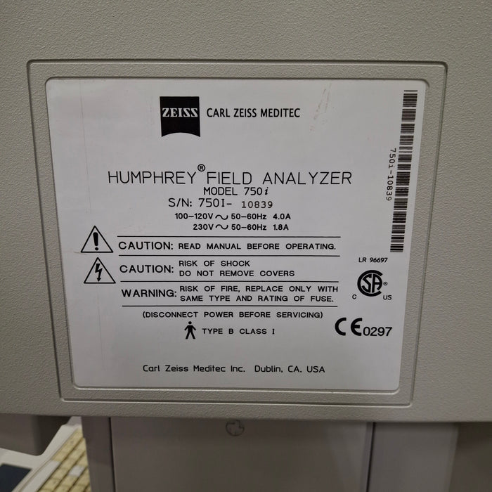 Carl Zeiss 750i Humphrey Field Analyzer