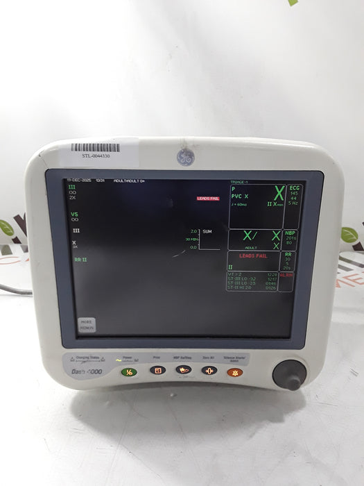 GE Healthcare Dash 4000 - GE/Nellcor SpO2 Patient Monitor