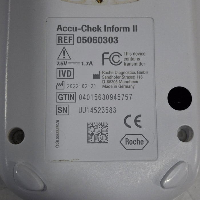 Roche Diagnostics Accu-Check Inform II Blood Glucose Meter