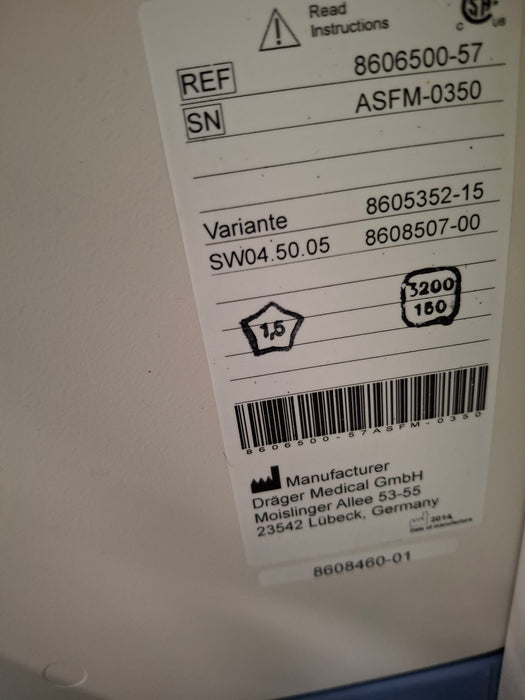 Draeger Medical Apollo Anesthesia System