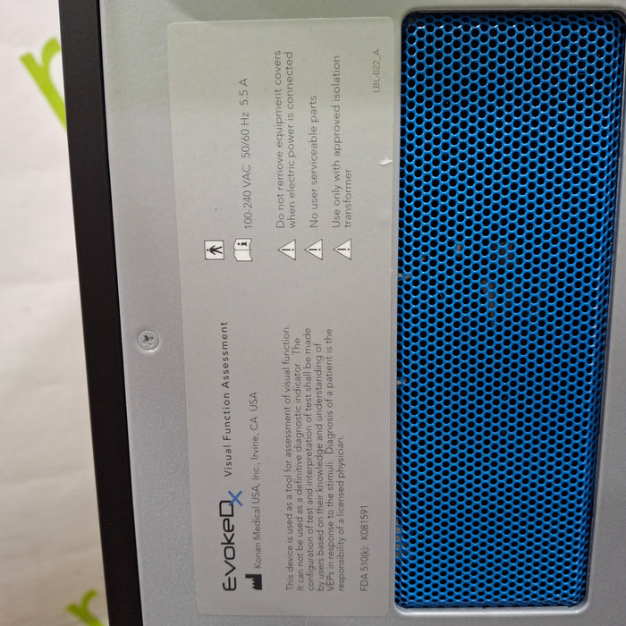 Konan Medical USA, Inc. EvokeDx Electroretinograph