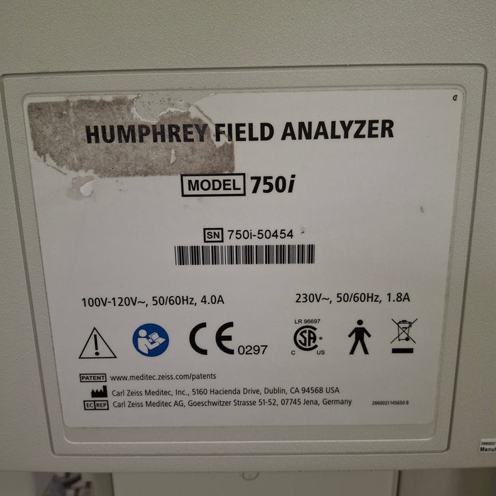 Carl Zeiss 750i Humphrey Field Analyzer