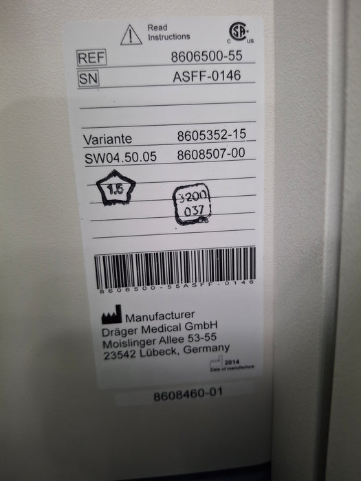 Draeger Medical Apollo Anesthesia System