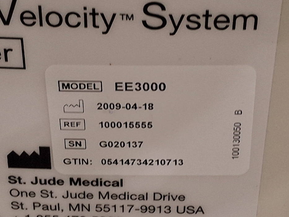 St. Jude Medical, Inc. Ensite Velocity Cardiac Mapping System