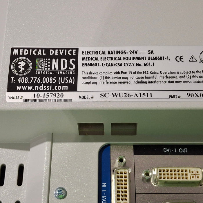 NDS Surgical Imaging SCWU26A1511 26" Medical Monitor