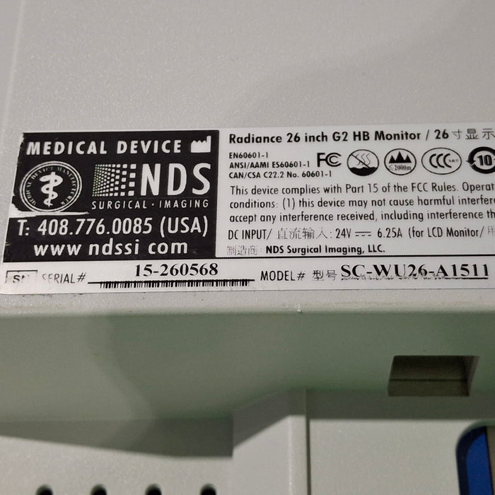 NDS Surgical Imaging SCWU26A1511 26" Medical Monitor
