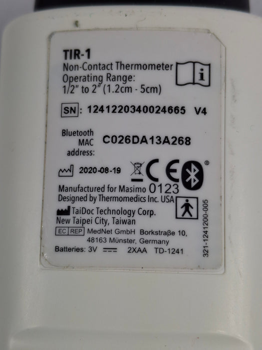 Masimo TIR-1 Non-Contact Thermometer