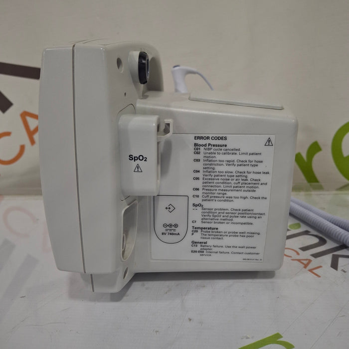 Welch Allyn 300 Series - Nellcor SpO2, Temp Vital Signs Monitor