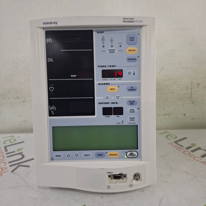 Datascope Accutorr Plus Vital Signs Monitor