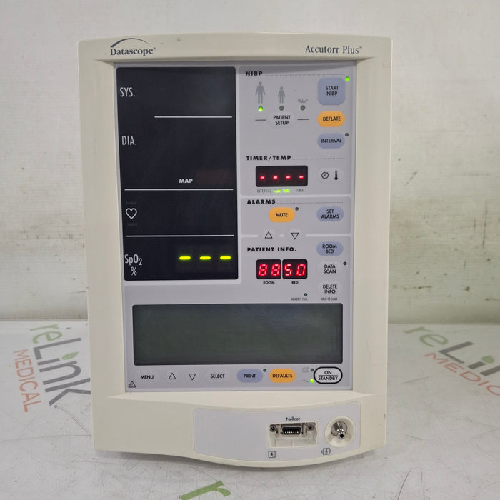 Datascope Accutorr Plus Vital Signs Monitor