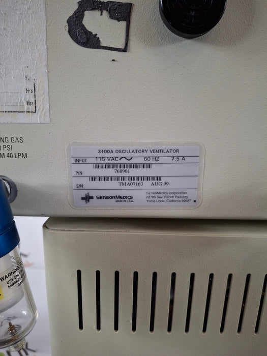 CareFusion SensorMedics 3100A Oscillatory Ventilator