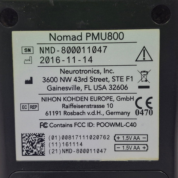 Neurotronics, Inc. NOMAD Portable Recorder