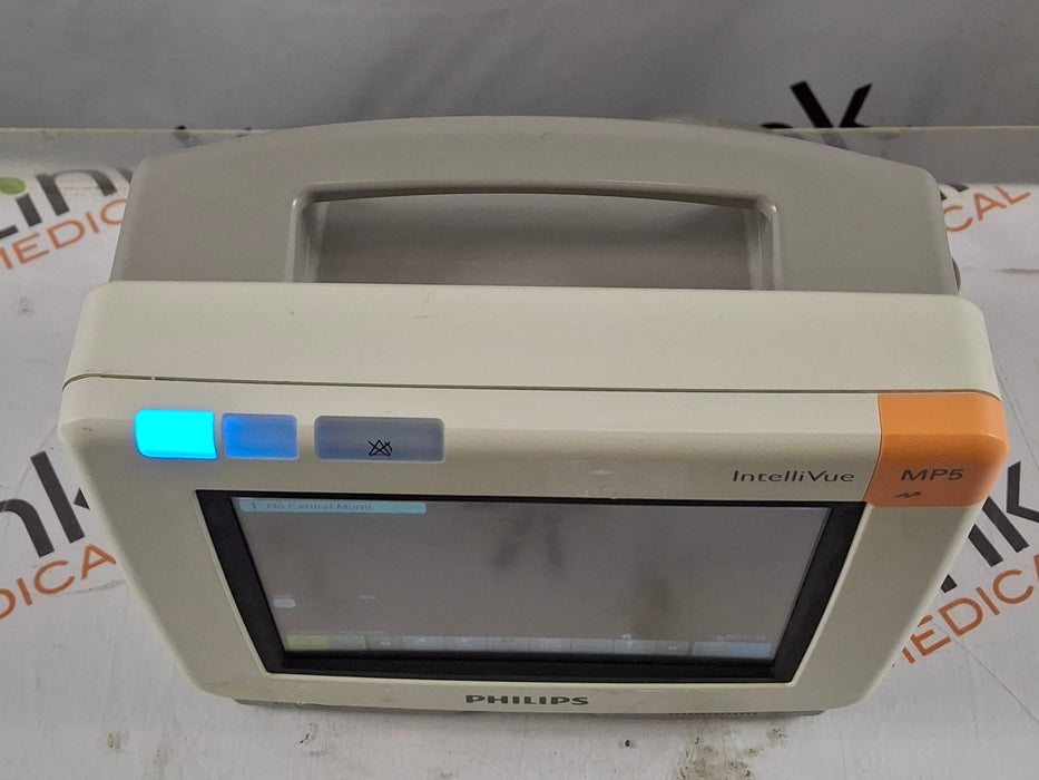 Philips Intellivue MP5 - ECG, OxiMax SpO2, NIBP Patient Monitor