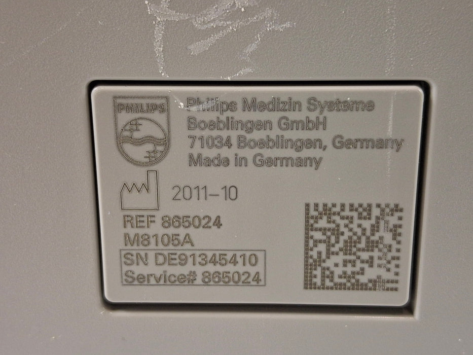 Philips Intellivue MP5 - ECG, OxiMax SpO2, NIBP Patient Monitor