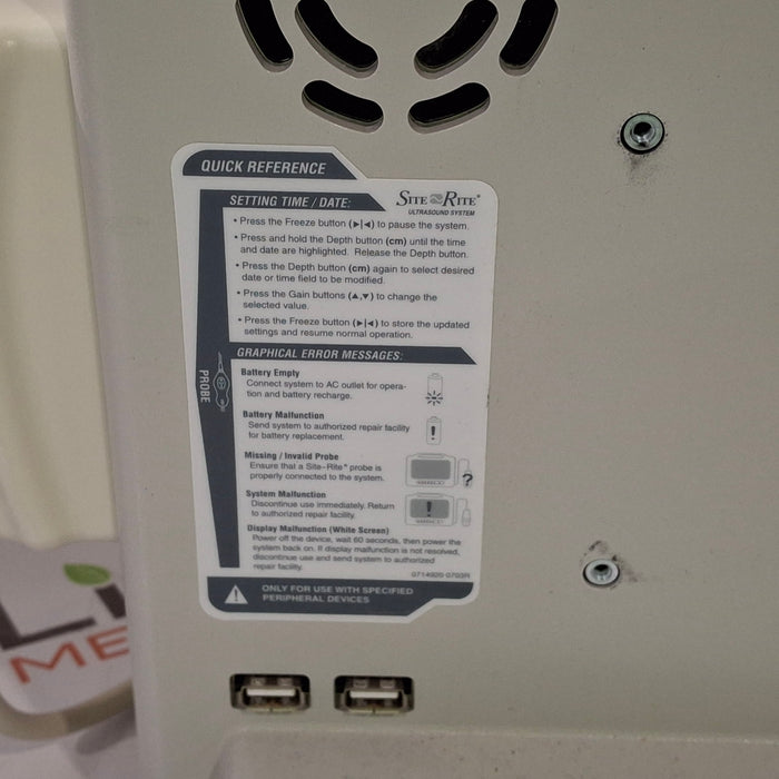 Bard Medical Site Rite 6 Ultrasound