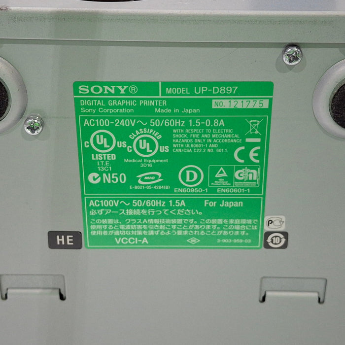Sony UP-D897 Digital Graphic Printer