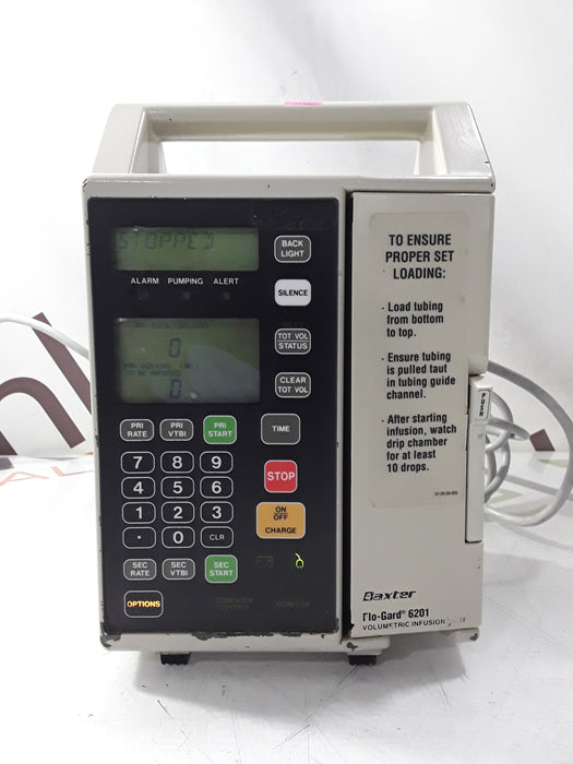 Baxter Flo-Gard 6201 Infusion Pump