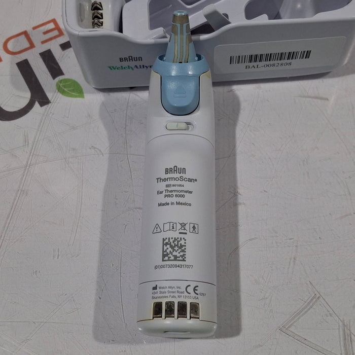 Welch Allyn Braun ThermoScan PRO 6000 Ear Thermometer
