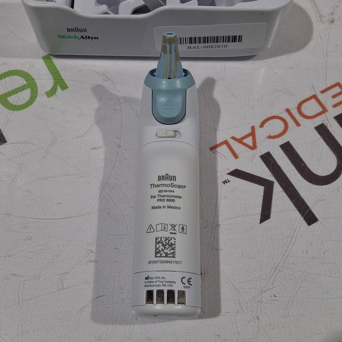 Welch Allyn Braun ThermoScan PRO 6000 Ear Thermometer