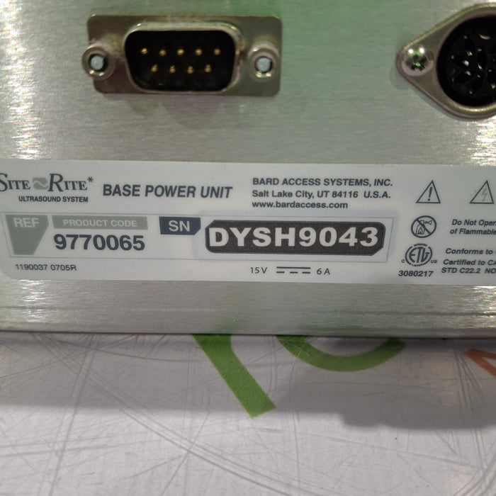 Bard Medical Site Rite 5 9760035 Vascular Access Base Power Unit