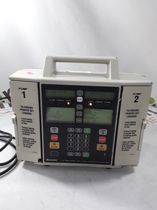 Baxter Flo-Gard 6301 Dual Channel Infusion Pump
