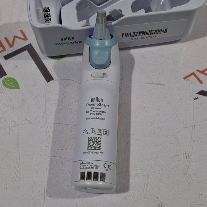 Welch Allyn Braun ThermoScan PRO 6000 Ear Thermometer