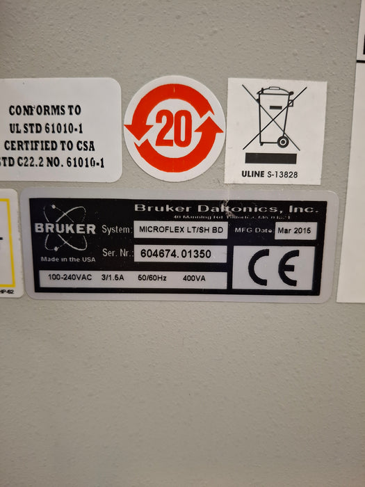 Bruker Microflex LT/SH Mass Spectrometer