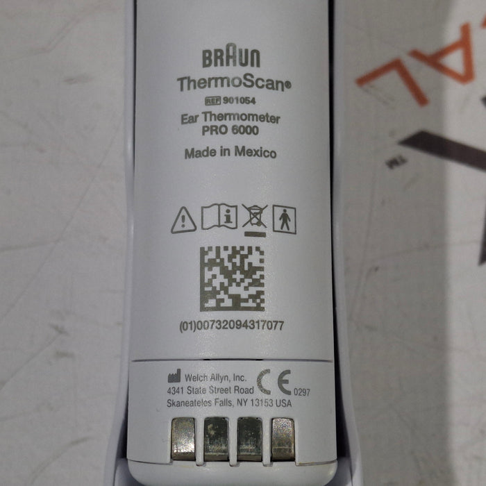 Welch Allyn Braun ThermoScan PRO 6000 Ear Thermometer