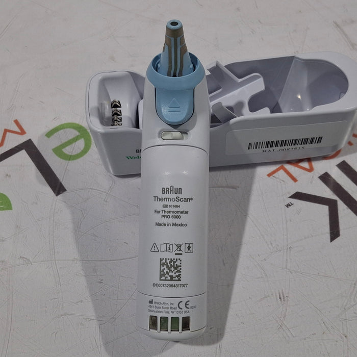 Welch Allyn Braun ThermoScan PRO 6000 Ear Thermometer