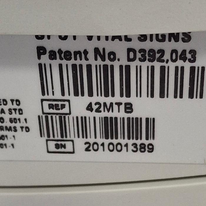 Welch Allyn Spot 420 - NIBP, Temp, Masimo SpO2 Vital Signs Monitor