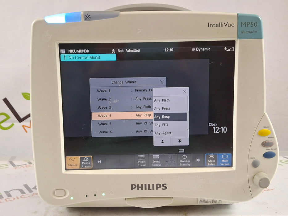 Philips IntelliVue MP50 - Neonatal Patient Monitor