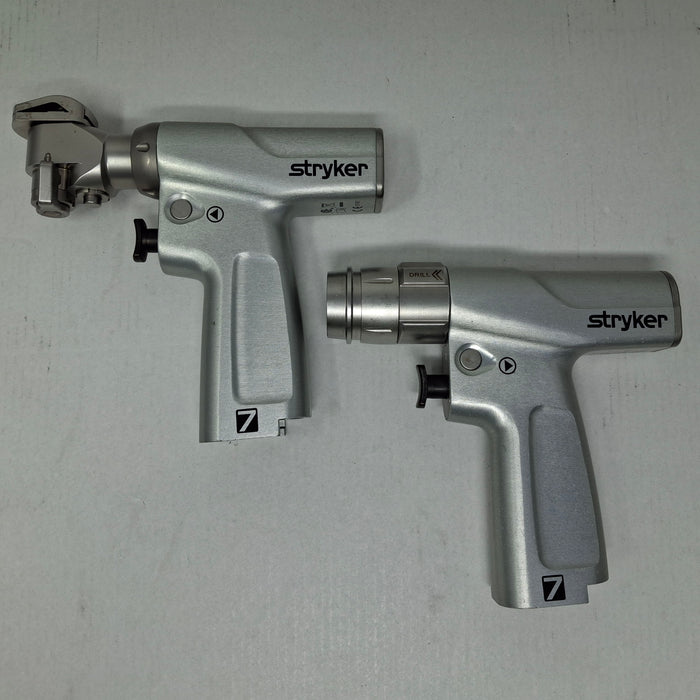 Stryker 7208 & 7203 System 7 Sagittal Saw Rotary Drill Set