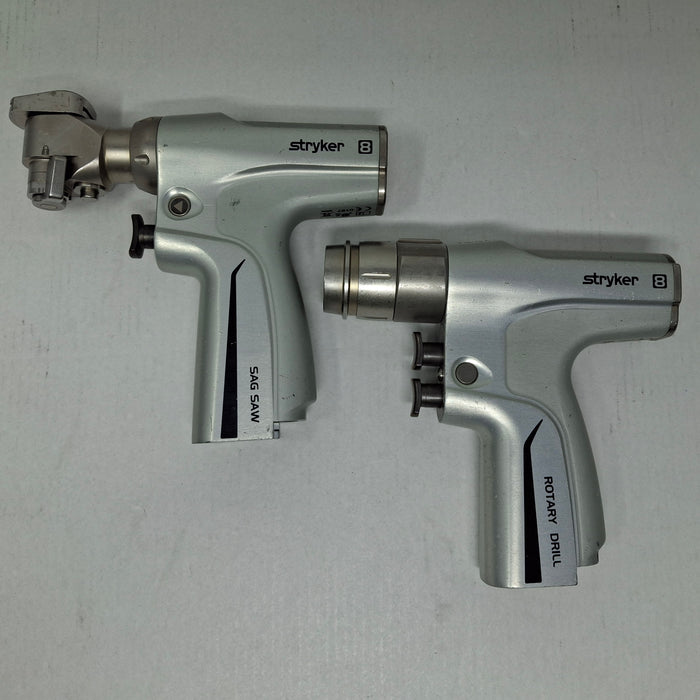 Stryker System 8 8205 Rotary Drill & 8208 Sagittal Saw Set