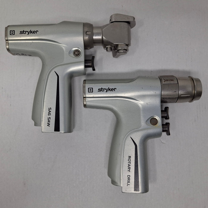 Stryker System 8 8205 Rotary Drill & 8208 Sagittal Saw Set