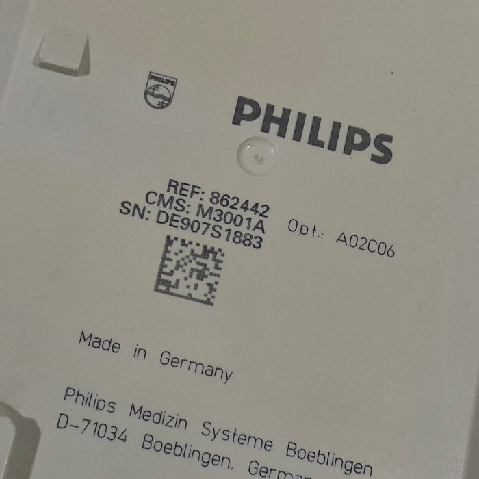 Philips M3001A-A02C06 OxiMax SpO2, NIBP, ECG, Temp, IBP MMS Module