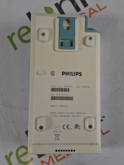 Philips M3001A-A02C06 OxiMax SpO2, NIBP, ECG, Temp, IBP MMS Module