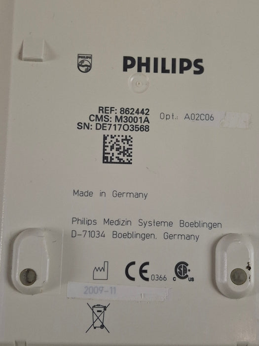 Philips M3001A-A02C06 OxiMax SpO2, NIBP, ECG, Temp, IBP MMS Module