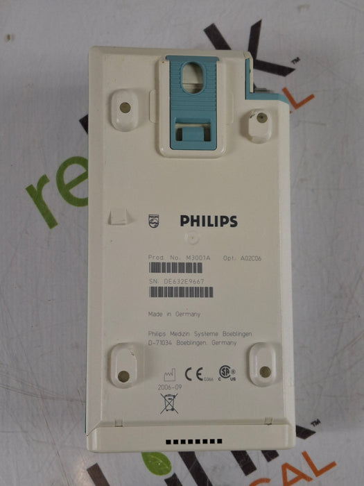 Philips M3001A-A02C06 OxiMax SpO2, NIBP, ECG, Temp, IBP MMS Module