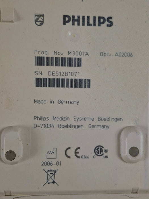 Philips M3001A-A02C06 OxiMax SpO2, NIBP, ECG, Temp, IBP MMS Module