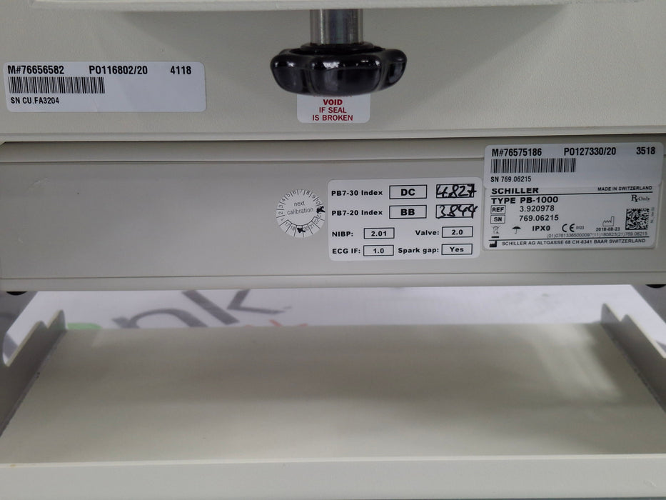 Schiller America PB-1000 Patient Monitor