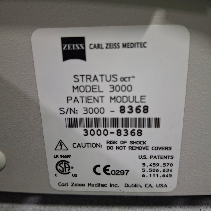 Carl Zeiss Stratus 3000 OCT Tomographer