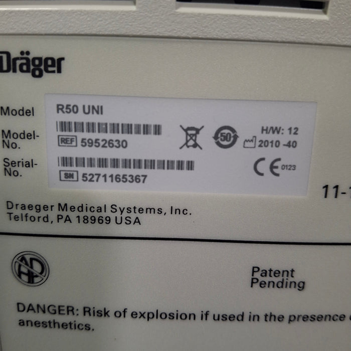 Draeger Medical Fabius GS Anesthesia Machine