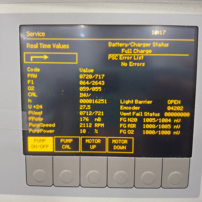 Draeger Medical Fabius GS Anesthesia Machine