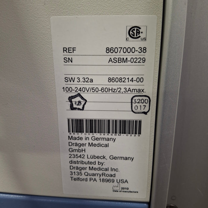 Draeger Medical Fabius GS Premium Anesthesia Machine