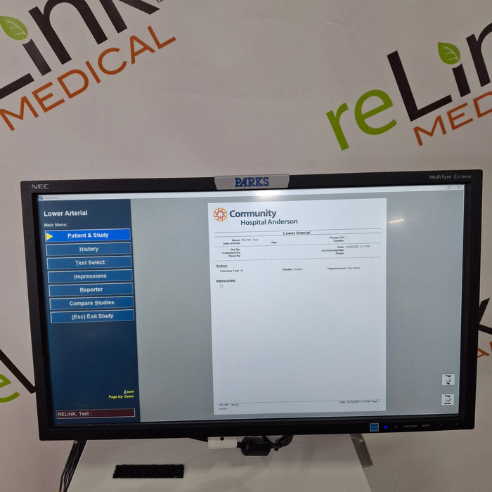 Parks Flo-Lab 2100 SX-2 Vascular System