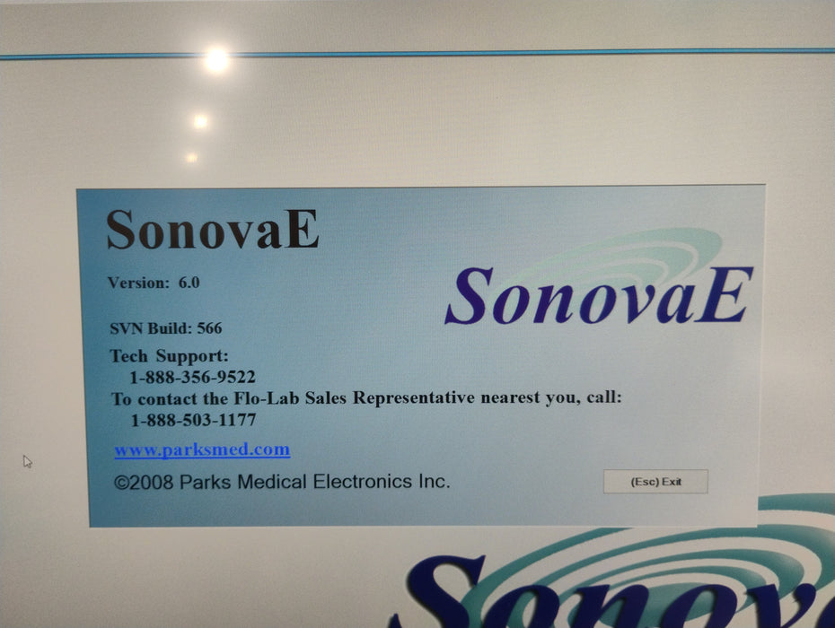 Parks Flo-Lab 2100 SX-2 Vascular System