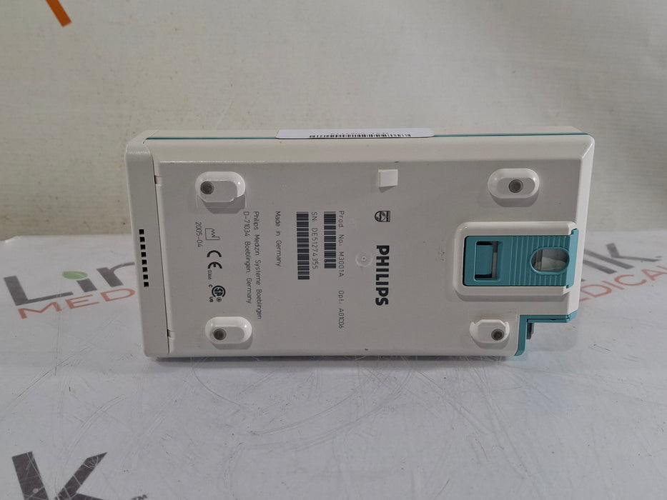 Philips M3001A-A01C06 Fast SpO2, NIBP, ECG, Temp, IBP MMS Module
