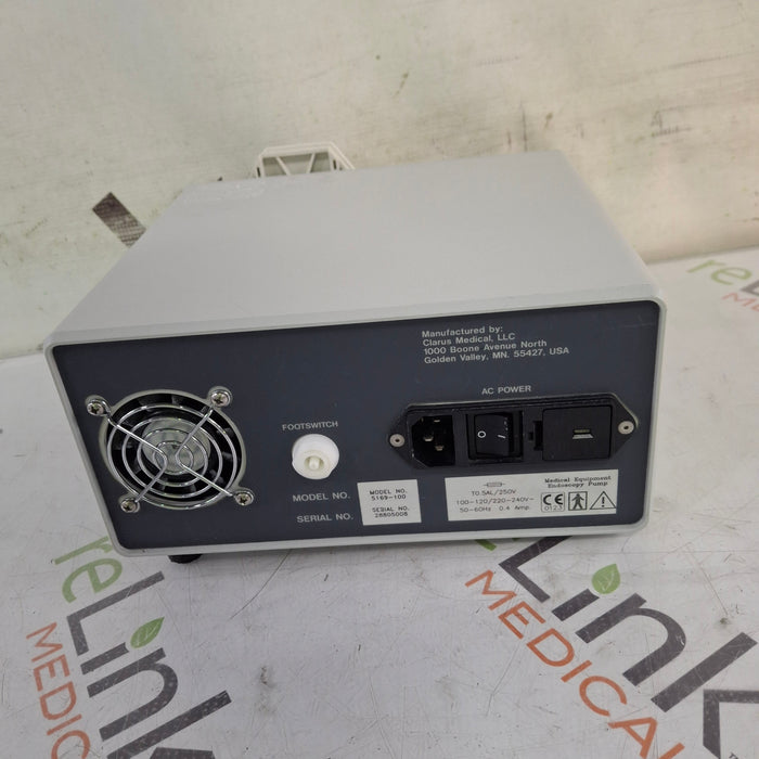 Clarus Medical 5169 Endoscopy Pump