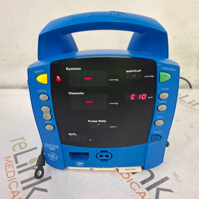 GE Healthcare Dinamap ProCare 300 Vital Signs Monitor
